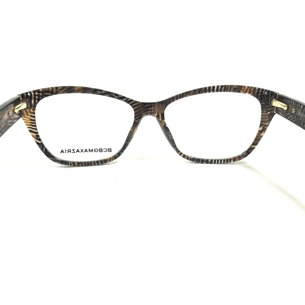 BCBGMAXAZRIA Eyeglasses Frames MARTINA BROWN MULTI Cat eye Full Rim 54-15-140